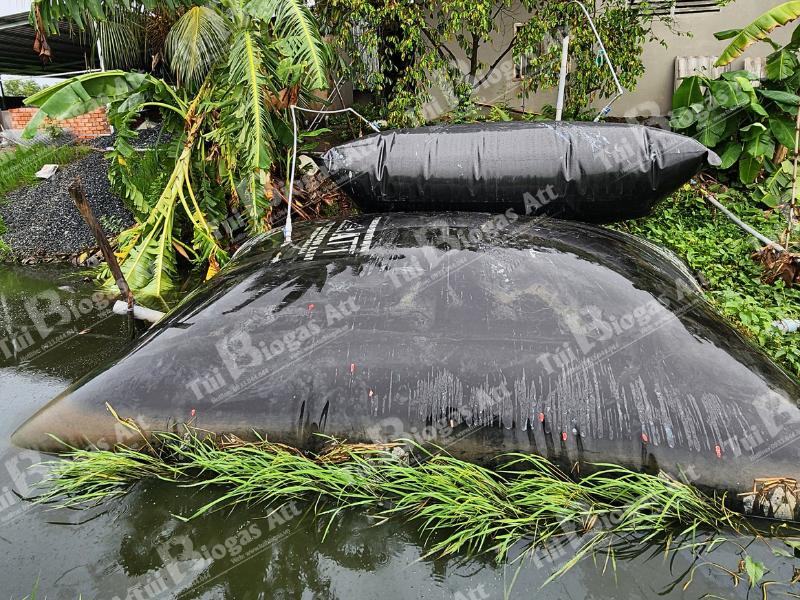 cách làm túi biogas 30 khối