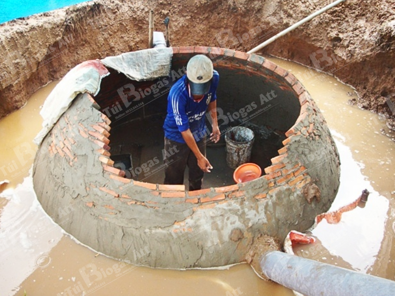 chi phí hầm biogas cho hộ gia đình
