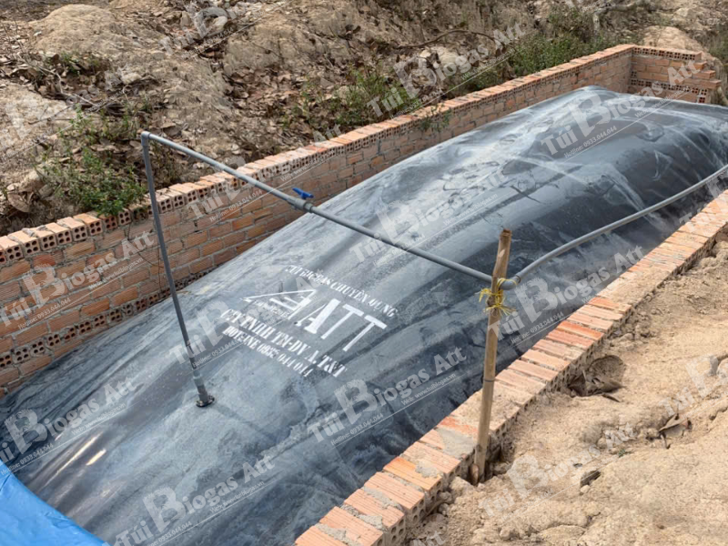 chi phí làm hầm biogas cho 200 con heo
