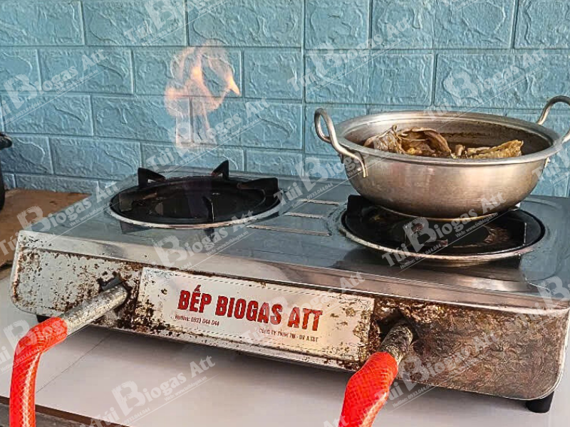 túi biogas siêu to cho quy mô 300 heo