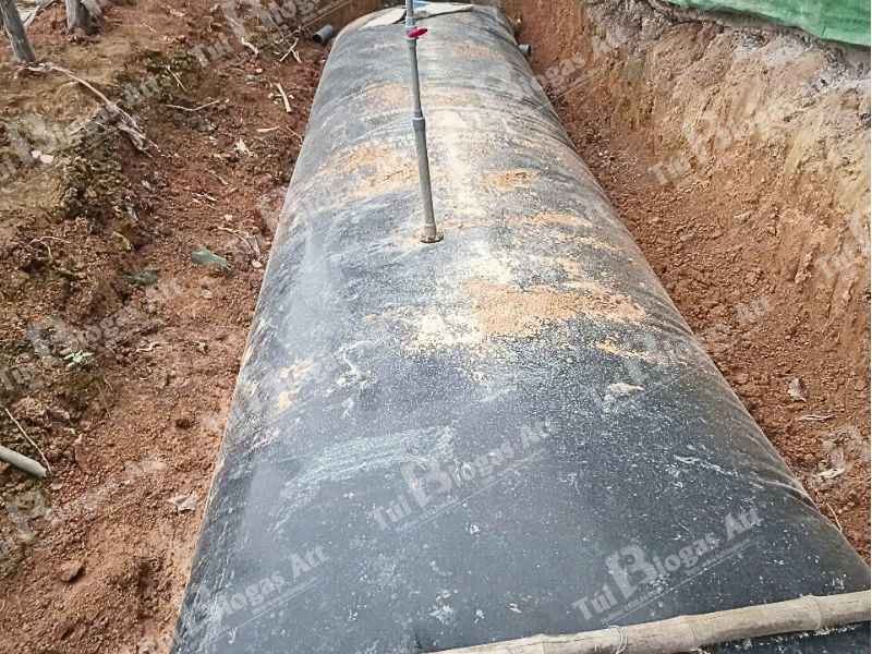 kích thước túi biogas hdpe dung tích 8 khối